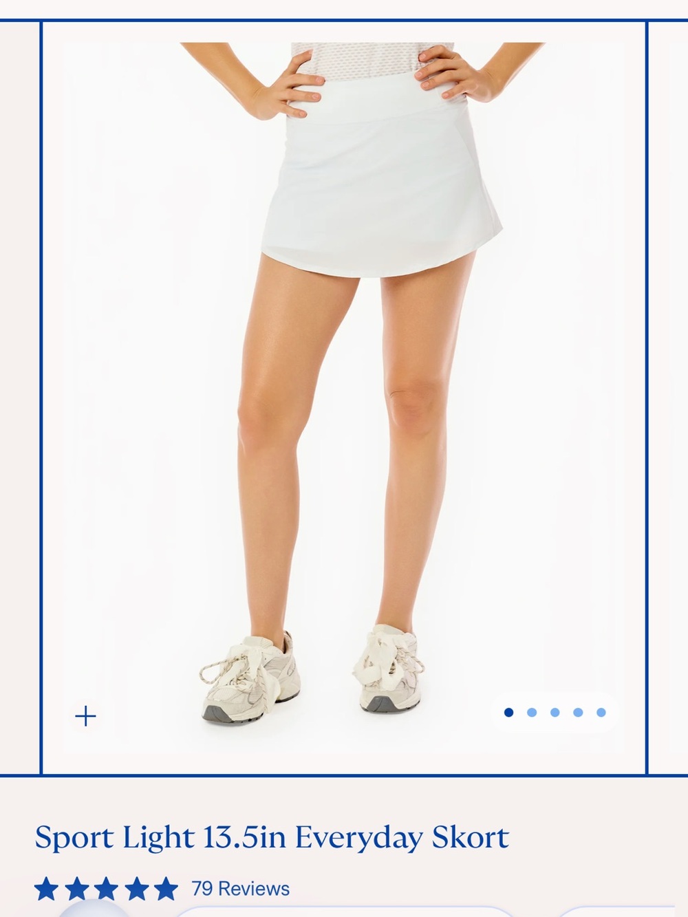 Addison Bay White Women's Skort